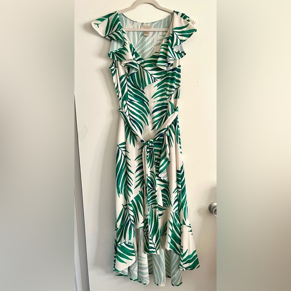 Tropical Palm Ruffle Maxi - Picture 3 of 8